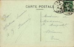 VINTAGE POSTCARD Dax Large Thermal baths the Hotel