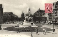 CPA Paris Monument Pasteur et les Invalides 