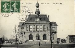 CPA Asnières Hotel de Ville 