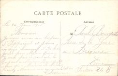 Político santo de la POSTAL de la VENDIMIA. la iglesia De Bryas