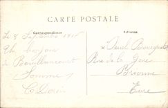 Político santo de la POSTAL de la VENDIMIA. el castillo De Bryas