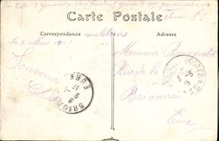 VINTAGE POSTCARD Frevent Church Saint Hilaire Children