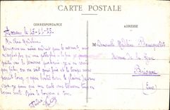 VINTAGE POSTCARD Amiens the Cathedral Roasts Chorus