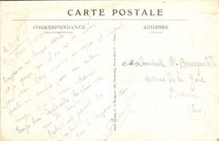 VINTAGE POSTCARD Montdidier Summons the Town hall