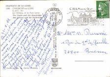 CPM Chaumont Sur Loire Le Chateau Et Le Pont Levis