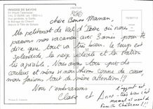 MODERN CARD Valley Of Isere Savoy France View the Whetstone stopping of Chevril since the head of Solaise