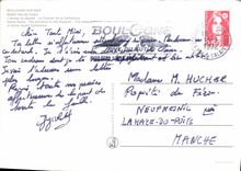 MODERN CARD Boulogne the entry of the museum the bell-tower of the cathedral