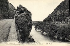 VINTAGE POSTCARD Itxassou the Road Of the Roland No