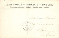 VINTAGE POSTCARD Dimension Hendaye the Money two twins