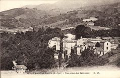 VINTAGE POSTCARD Cambo Les Bains Seen from Of the Terraces