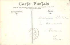 VINTAGE POSTCARD Hendaye Overall picture Of the Sanatorium Of the Town Of Paris