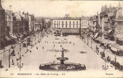 CPA Bordeaux Les Allees De Tourny