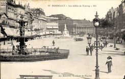 CPA Bordeaux Les Allees De Tourny