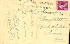 CPA Poitiers Tympan Du Porche Central De La Cathedrale