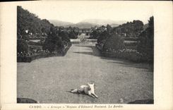 VINTAGE POSTCARD Cambo Arnaya House Of Edmond Rostand the Chein Garden