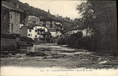 CPA St Jean Pied De Port Bords De La Nive