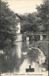 VINTAGE POSTCARD Cambo Les Bains the Pond And Mill D' Arnaga