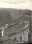 VINTAGE POSTCARD Electric line Of Cerdagne the Viaduct Of Paillat the viaduct of Paillat Train