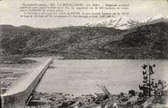 VINTAGE POSTCARD Bouillouses artificial Tank