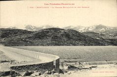 VINTAGE POSTCARD Montlouis Large Bouillouse and its stopping