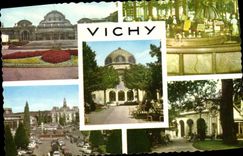 MODERN CARD Vichy the large casino Source Chomel Refreshment bar