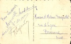 VINTAGE POSTCARD Proverbe Auvergnat Vaincre Without barrel the Climbing has peak of Puy de Dome Barrel