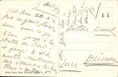 VINTAGE POSTCARD Trelechamp I' Aiguille Green