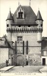CPA Loches Le chateau La porte des Cordeliers Tour feodale 