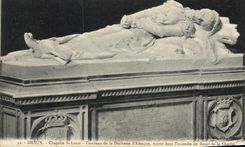 CPA Dreux Chapelle St Louis Tombeau De La Duchesse d'Alencon morte dans l'incendie du Bazar de la Charite a Paris 