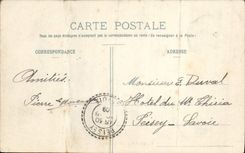 POSTAL Chateauneuf de la VENDIMIA en Thymerais el hospital