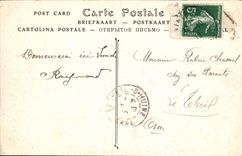 POSTAL Maintenon de la VENDIMIA el ataque frontal más situado más al sur del castillo