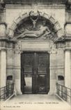 CPA Anet Le Chateau Portail D'Entree Cerf
