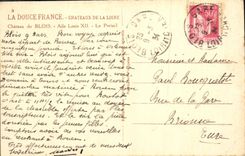 CPA La Douce France Chateaux De La loire Chateau De Blois Aile Louis XII Le portail