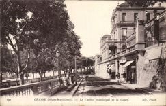 CPA Grasse Le Casino Municipal Et Le Cours