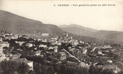 Costa oeste tomada visión grasa de la POSTAL de la VENDIMIA