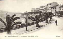 CPA Saint Raphael Le Boulevard Felix Martin