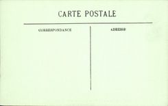 POSTAL Chenonceaux de la VENDIMIA el castillo visto de la esfinge grande del callejón