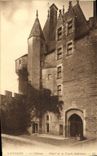 VINTAGE POSTCARD Langeais the Castle Detail Of the Frontage