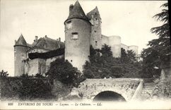 VINTAGE POSTCARD Surroundings Of Tours Luynes the Castle