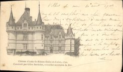CPA Chateau D'Azay Le Rideau