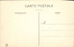 VINTAGE POSTCARD Vernet Les Bains View from above on the casino