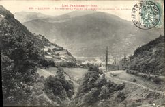 VINTAGE POSTCARD Luchon Entered Of the Valley of Arboust to the top of Luchon