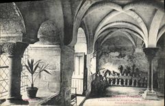 VINTAGE POSTCARD Abbey Of St Savin close Argeles Chapter house