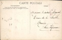 VINTAGE POSTCARD Drill De Fontainebleau Revolving Road Heights Of the Plate