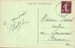 VINTAGE POSTCARD Drill De Fontainebleau a Forestiere Alley