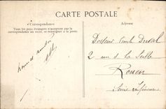 VINTAGE POSTCARD Foret De Fontainebleau the Setting With the Way Dog Drives out
