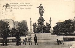 CPA Paris Place de la Nation Monument du Triomphe de la Republique 