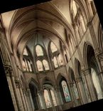 MODERN CARD Lagny Abbey church Notre Dame of the Burning ones