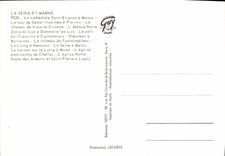 MODERN CARD the Seine and Marne Cathedral Etienne Saint have Meaux Provins