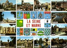 MODERN CARD the Seine and Marne